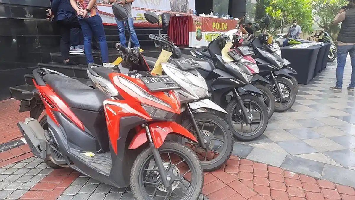 Ada 9 Motor Curian Diamankan, Warga Tangsel, Tangerang, Bekasi Bisa Cek Langsung di Polda Metro