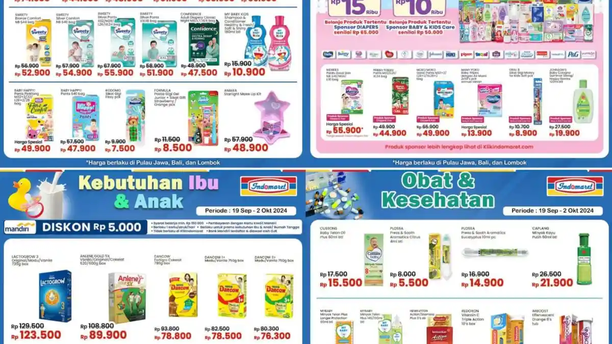 Promo Besar Indomaret 27-30 September 2024, Closeup Rp 21.900, HIT Rp 34.900