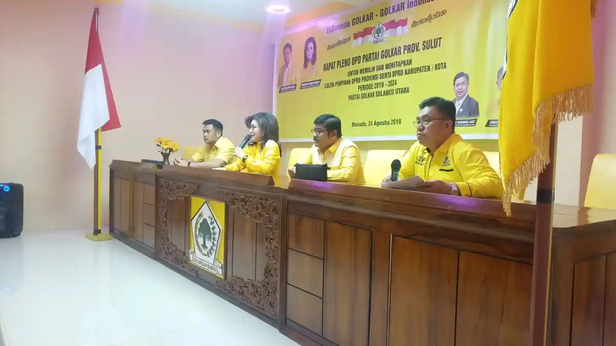 Hasil Dibawa ke DPP Golkar, Kojongian, Sondakh dan Mokodompit Bersaing Pimpinan DPRD Sulut