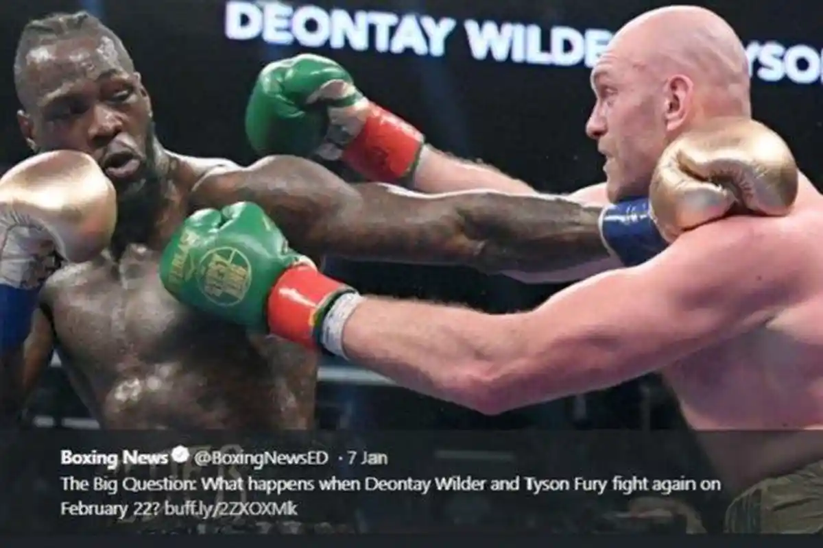 SIARAN LANGSUNG Live Streaming Deontay Wilder vs Tyson Fury, Duel Berlangsung Sesaat Lagi