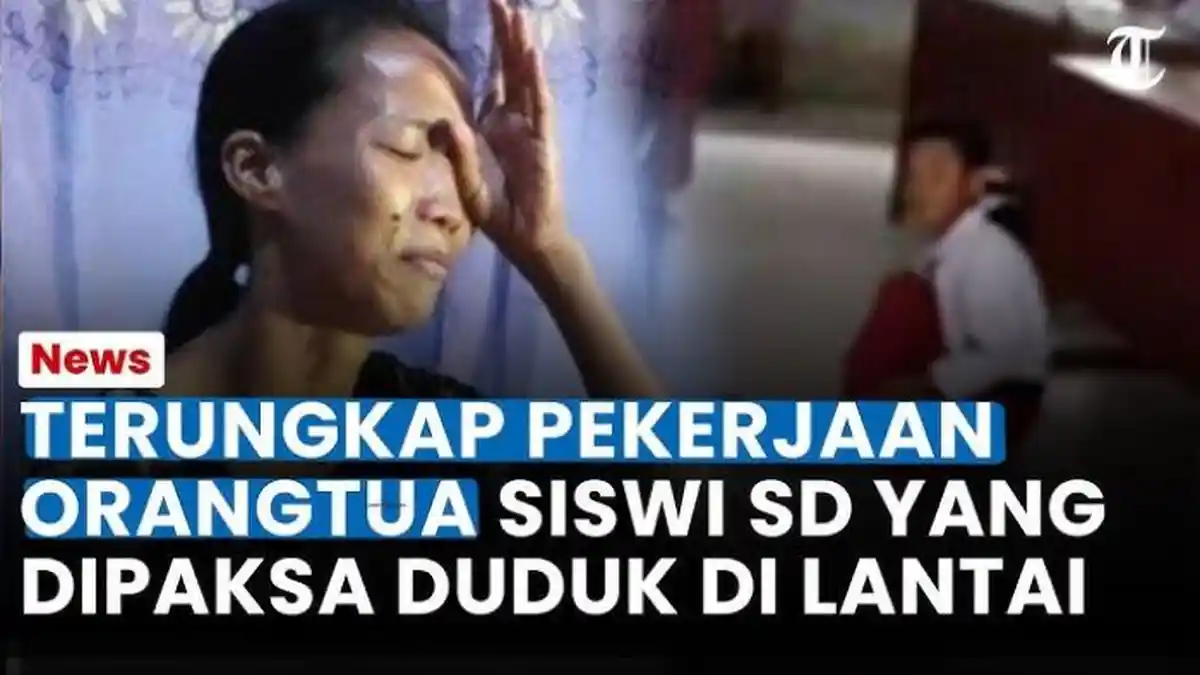 Profesi Orang Tua Siswa SD di Medan yang Dihukum Belajar di Lantai karena Nunggak SPP: Kuli Bangunan