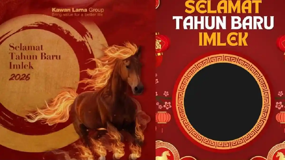 50 Link Twibbon Tahun Baru Imlek 2026, Dilengkapi Cara Mudah Mengunggahnya di Media Sosial