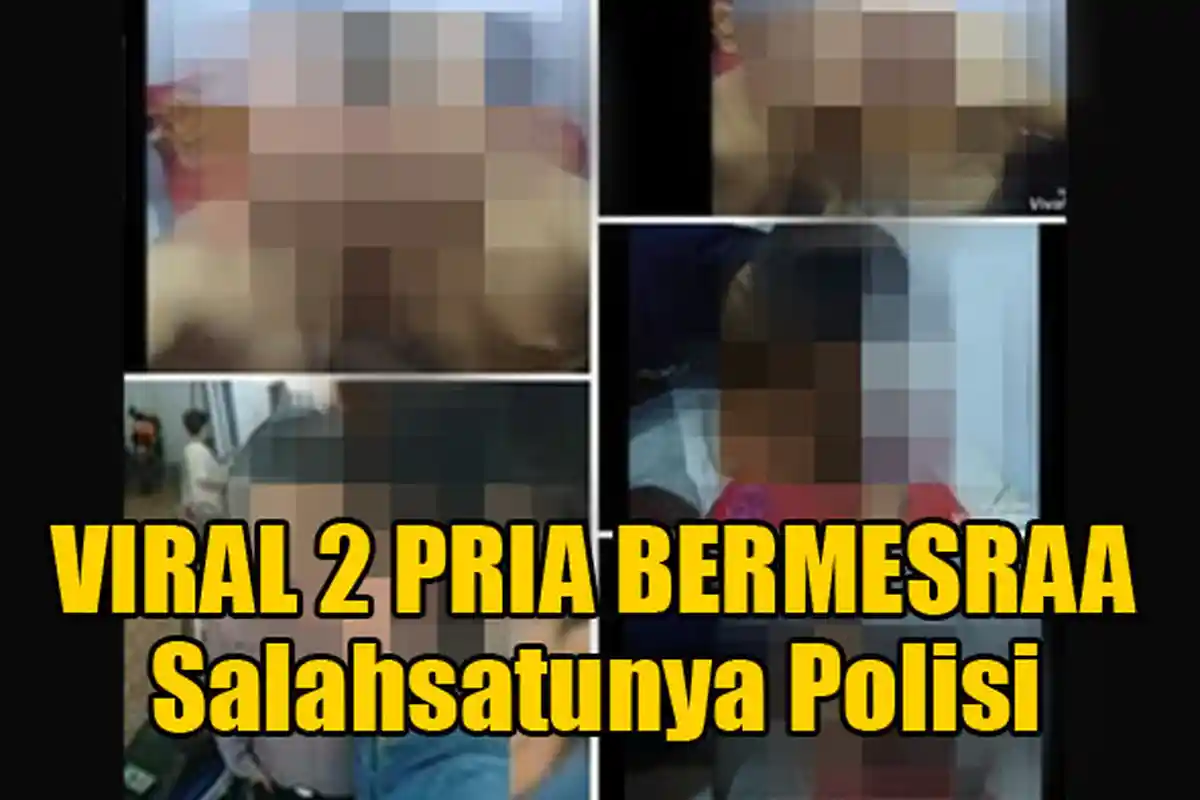 Fakta Foto Mesra Oknum Anggota Polisi dengan Pria, Ternyata Foto Diambil Tahun 2016