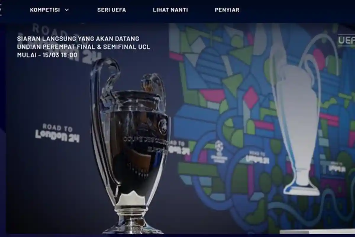 Jam Drawing 8 Besar Liga Champions UEFA 2023/2024 di Indonesia Lengkap Link Live Streaming