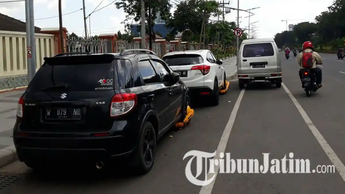 Awas Total ada 60 Gembok, 15 Sudah Digunakan untuk Pelanggar Parkir
