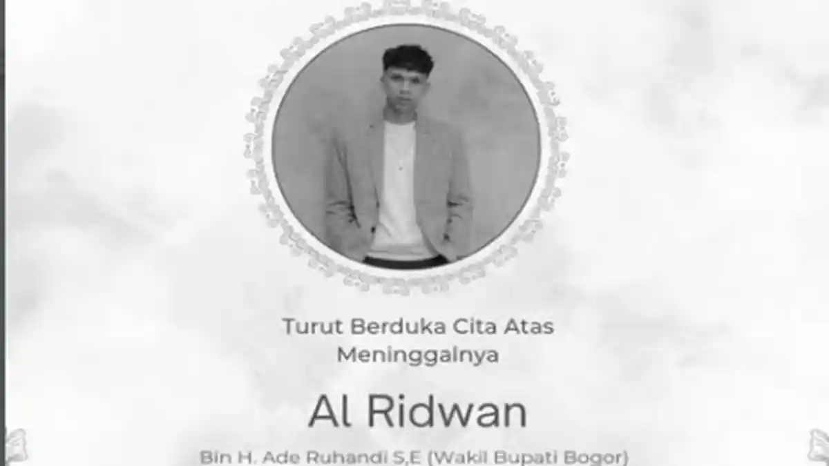 Kronologi Al Ridwan Anak Wabup Bogor Meninggal Kecelakaan, Tergelincir ...