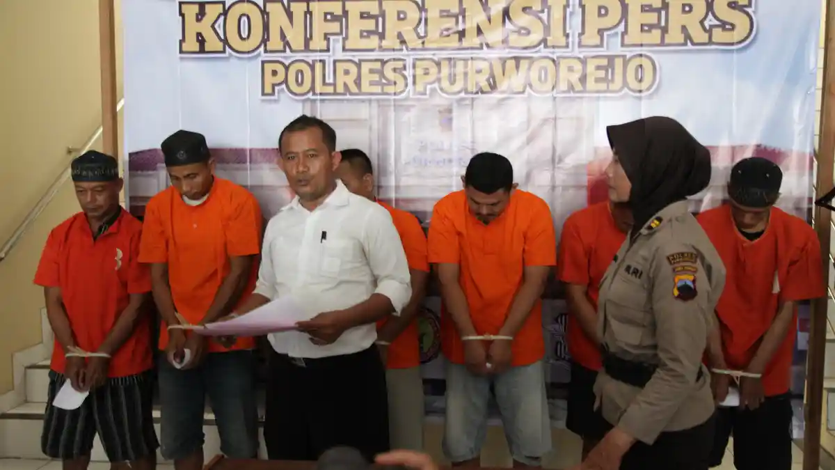 Selama 20 Hari Polres Purworejo Tangkap 9 Pelaku Curanmor, 4 Diantaranya Pelajar