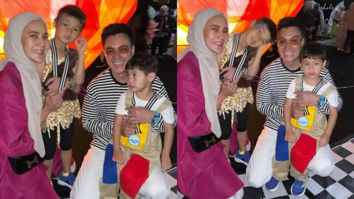 Bukti Sudah Akur, Baim Wong dan Paula Verhoeven Kompak Rayakan Kelulusan Anak, Saling Lempar Senyum