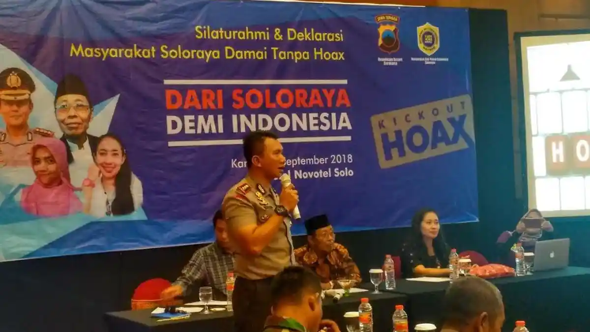 Polresta Solo Ajak Masyarakat Kenali Berita Hoax