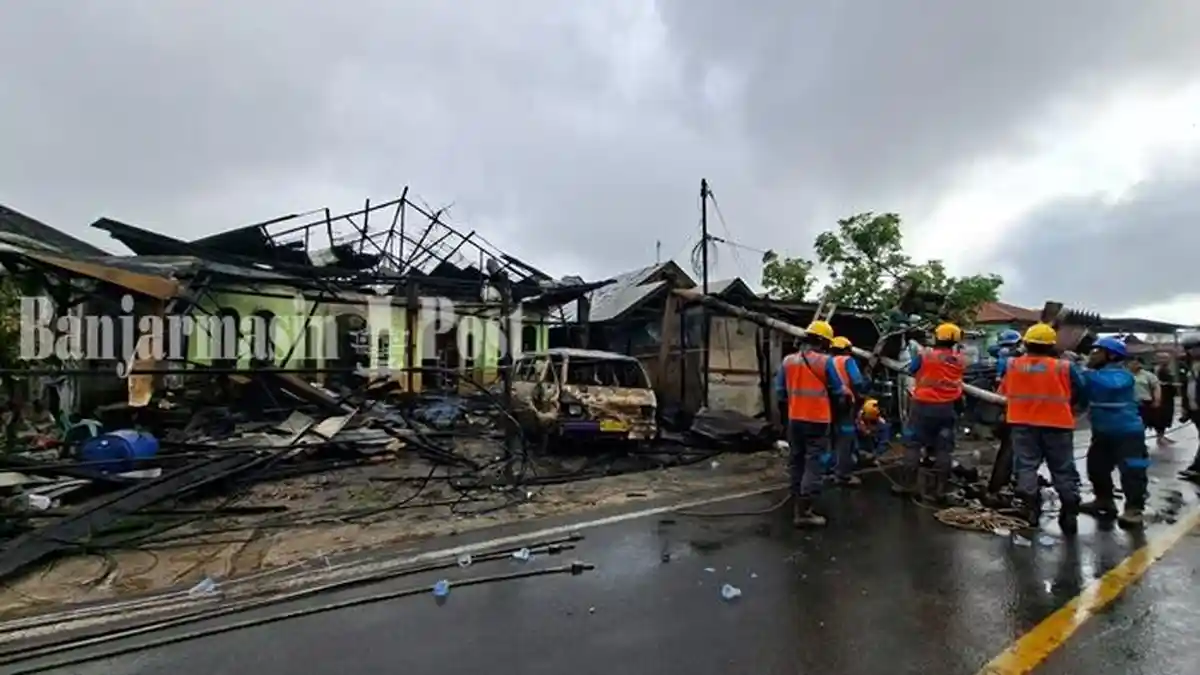 Meninggal Saat Padamkan Kebakaran di Penangkalaan HSU, Ahmad Ridhani Ternyata Awalnya Ingin ke Pasar - Banjarmasinpost.co.id