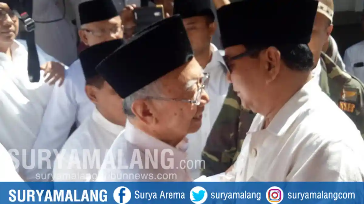 Alunan Sholawat Sambut Prabowo-Sandi di Ponpes Tebuireng Jombang