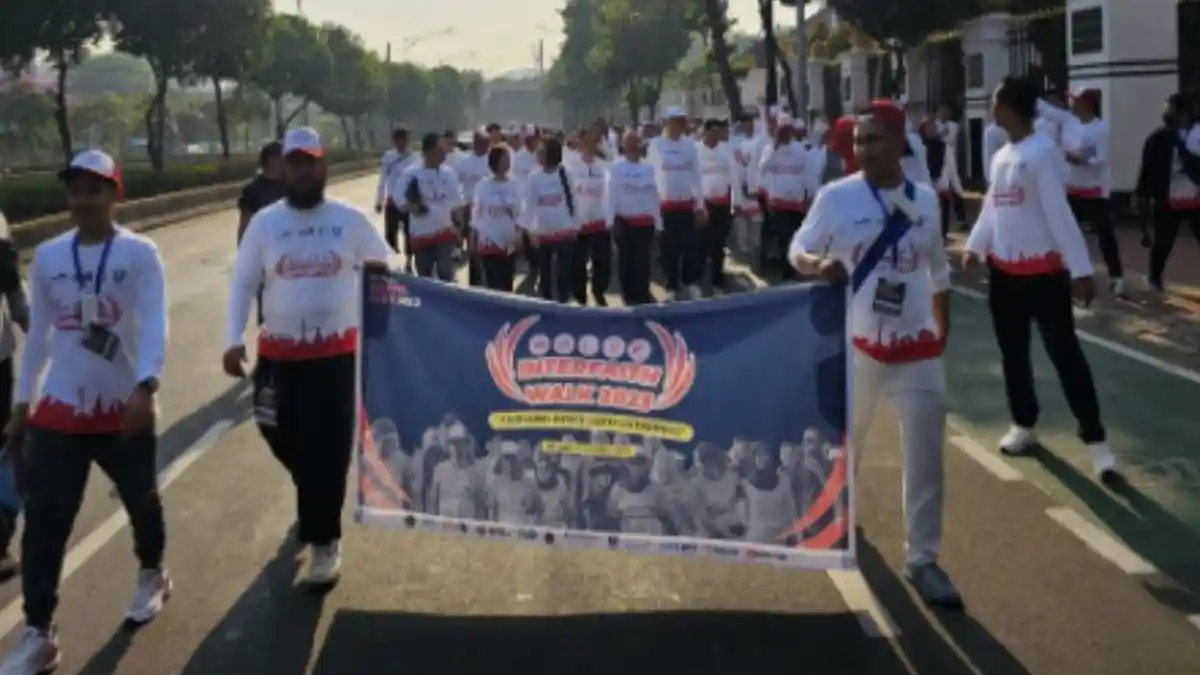 Paguyuban Tionghoa dan Santri Ikut Jalan Sehat InterFaith Walk & Harmony 2023