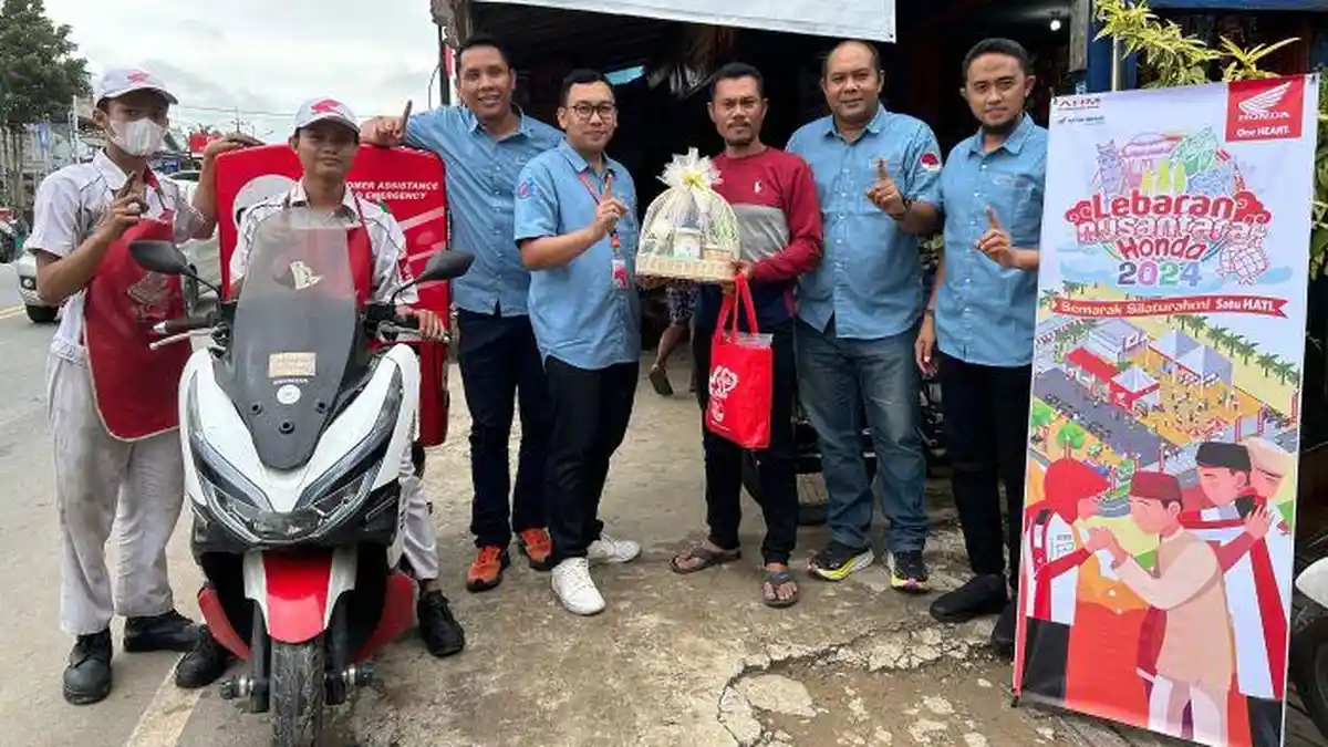 Astra Motor Kaltim 1 Berikan Hampers Lebaran dan Datangkan Honda Care ke Rumah