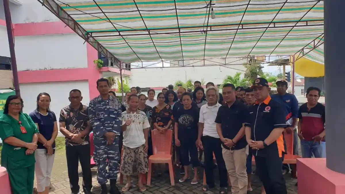 47 Hari di Pengungsian Gunung Api Karangetang, Warga Kelurahan Bebali Kepulauan Sitaro Dipulangkan