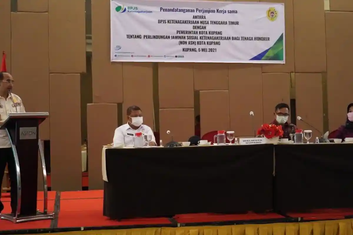 Optimalkan Jaminan Sosial Ketenagakerjaan Pegawai Non ASN Pemkot dan BPJS Naker Teken PKS