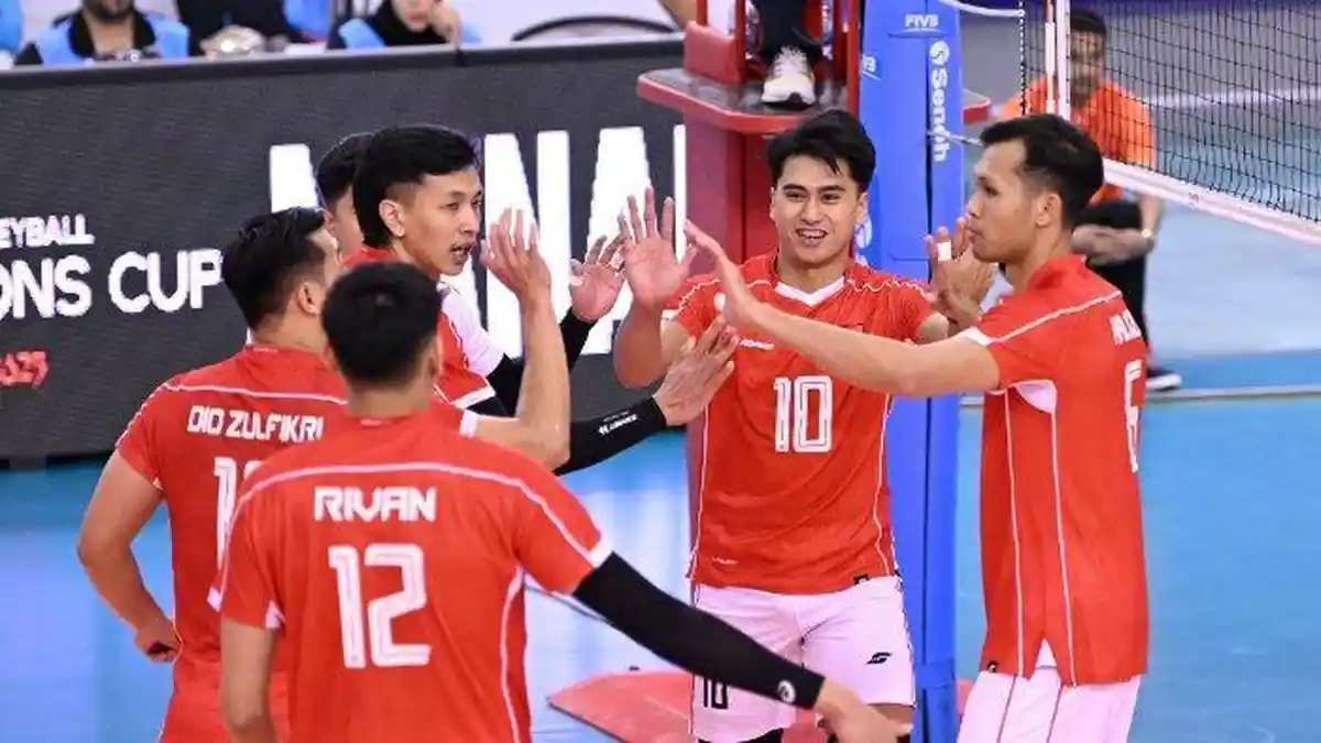 Dihajar Australia di AVC Nations Cup 2025, Ranking Timnas Voli Putra Indonesia Merosot