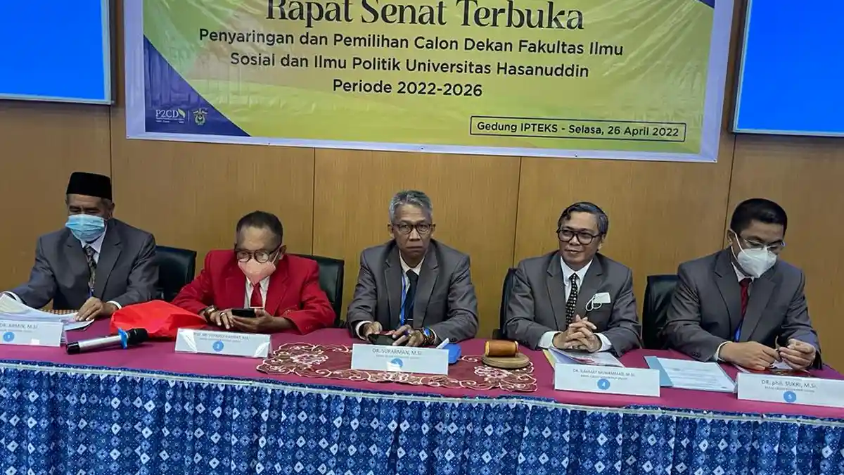 Phil Sukri Terbanyak Prof Armin Terendah, Siapa yang Bakal Jadi Dekan FISP Unhas?