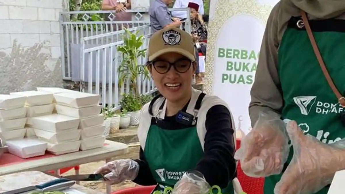 Marcella Zalianty Bantu Korban Banjir, Intip Menu Buka Puasa yang Dimasak Bareng Chef Amanda