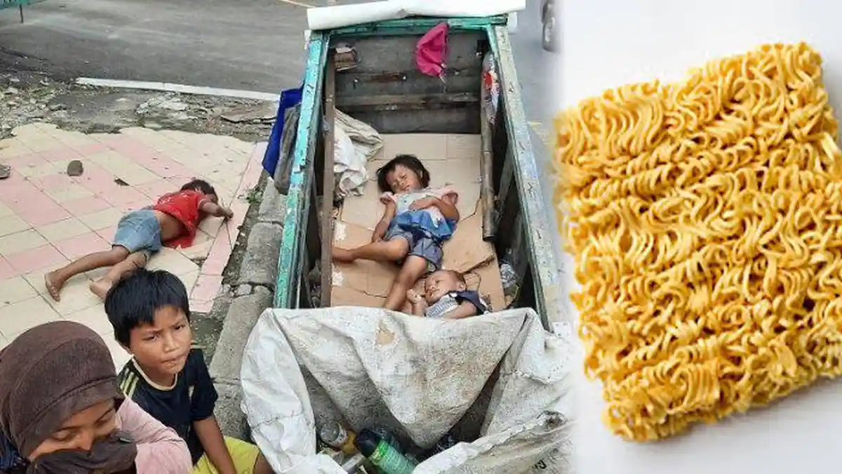 KISAH MIDAH, Ibu Pemulung Berpenghasilan Rp 10 Ribu Selama Corona, Makan Mi Instan Sisa 5 Anaknya