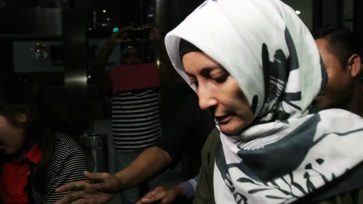 Pasca Diciduk KPK, Rumah Inneke Koesherawati Terlihat Sepi