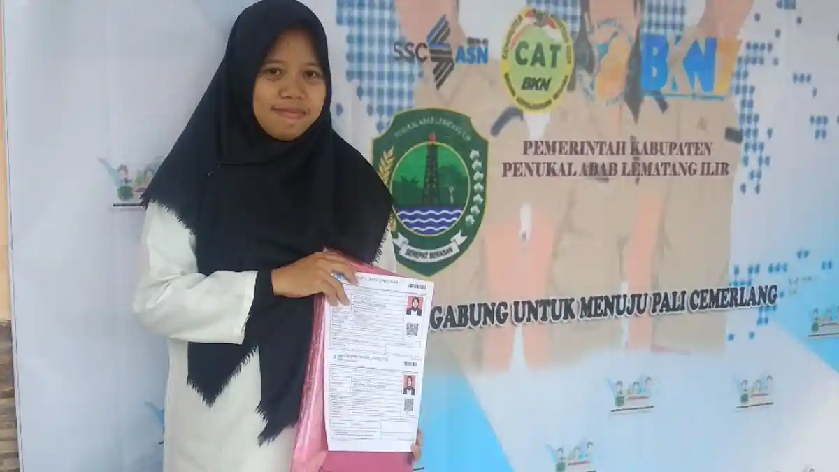 Perempuan Hamil 9 Bulan asal Palembang Ini Ikut Tes CPNS PALI, Ini Cerita Perjuangannya