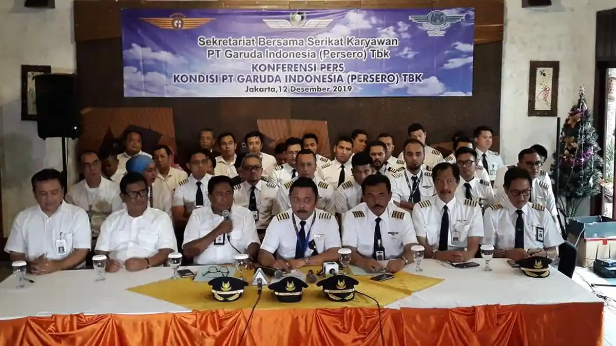 Kata Serikat Pekerja Garuda Indonesia soal Cuitan Akun Twitter @digeeembok