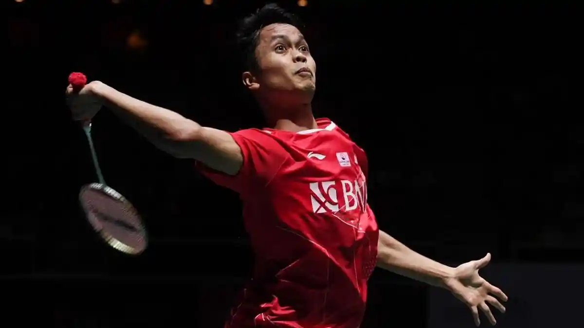 Live Streaming iNews Tv Online Nonton Anthony Ginting Vs Chou Tien Chen Final Hylo Open 2022 di Hp