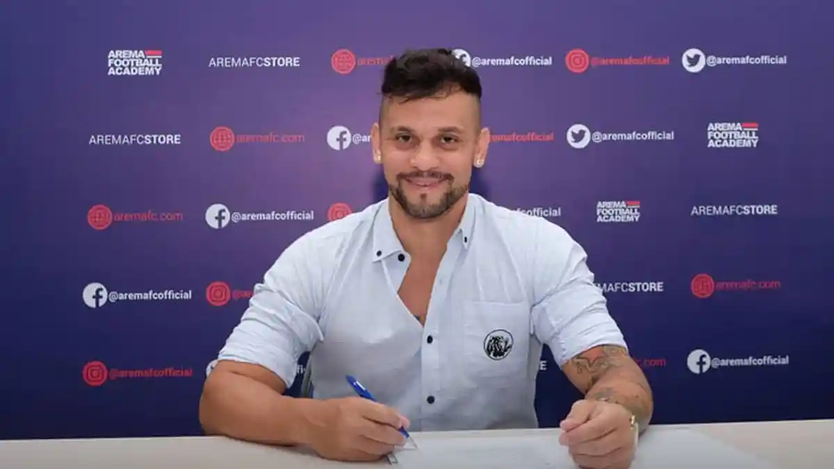 Gabung Arema FC, Robert Lima Guimaraes Mengaku Tak Sabar 'Bunuh' Lini Belakang Lawan