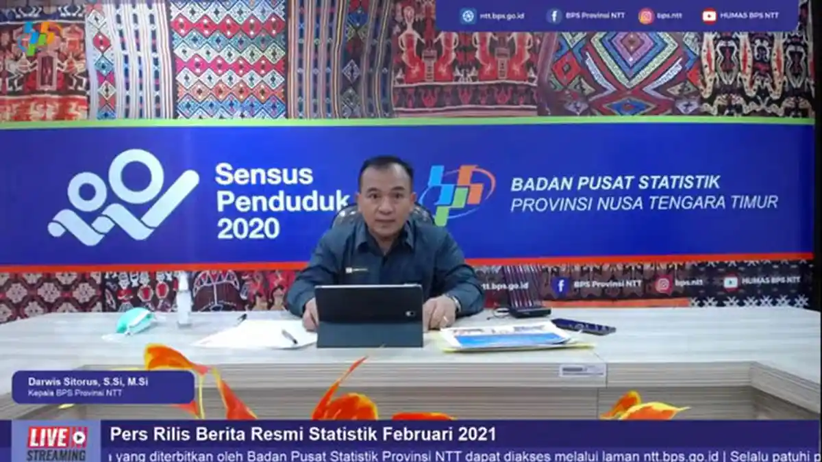 Januari 2021, NTT Inflasi 0,40 Persen