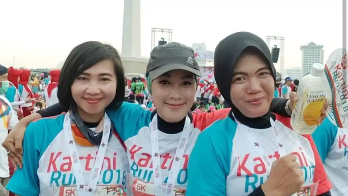 Polda Lampung Kirim 15 Polwan di  Lomba Kartini Run di Jakarta
