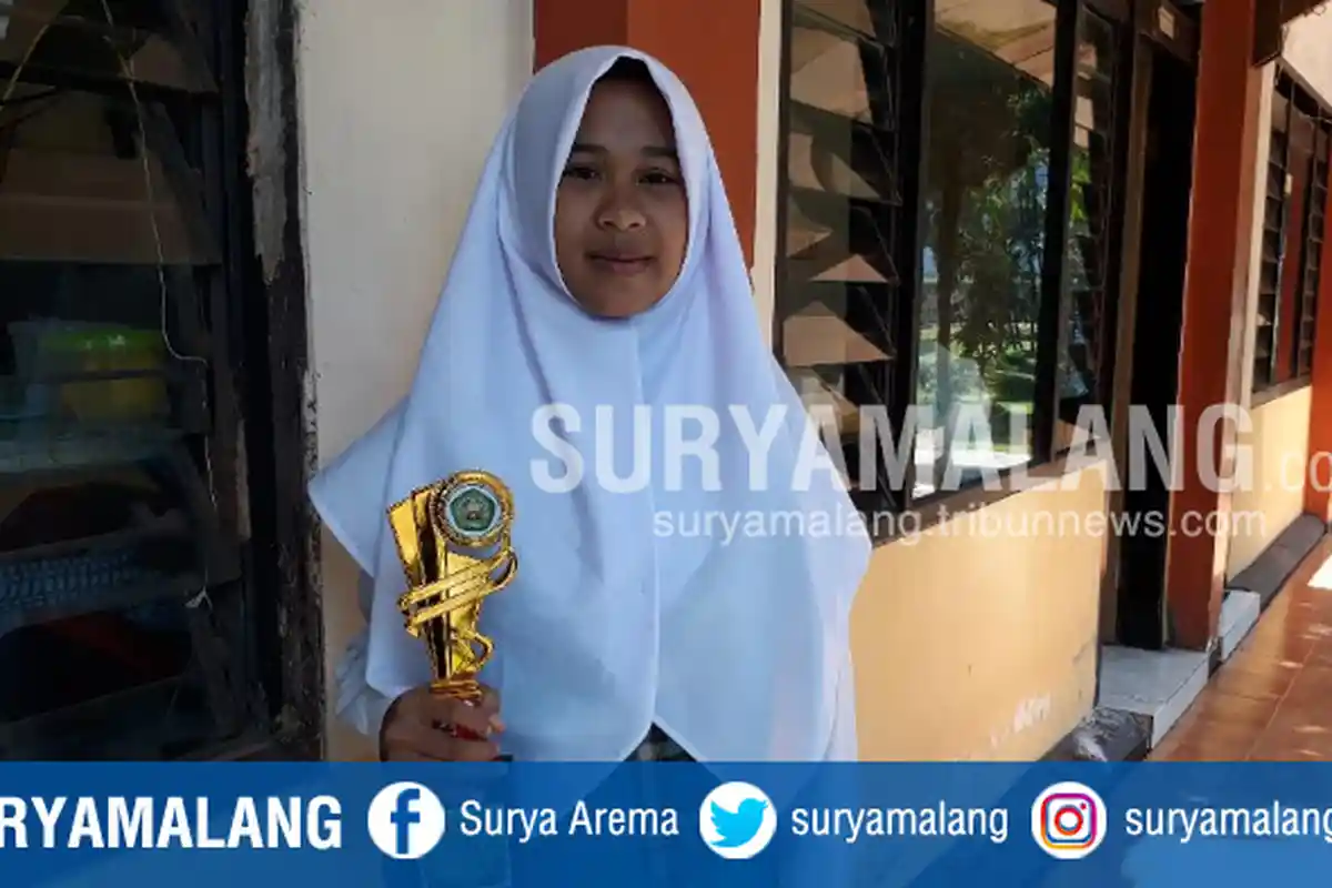 Lailatul, Siswi SMA Islam Nusantara Kota Malang Tuangkan Imajinasi Lewat Gambar, Ini Prestasinya