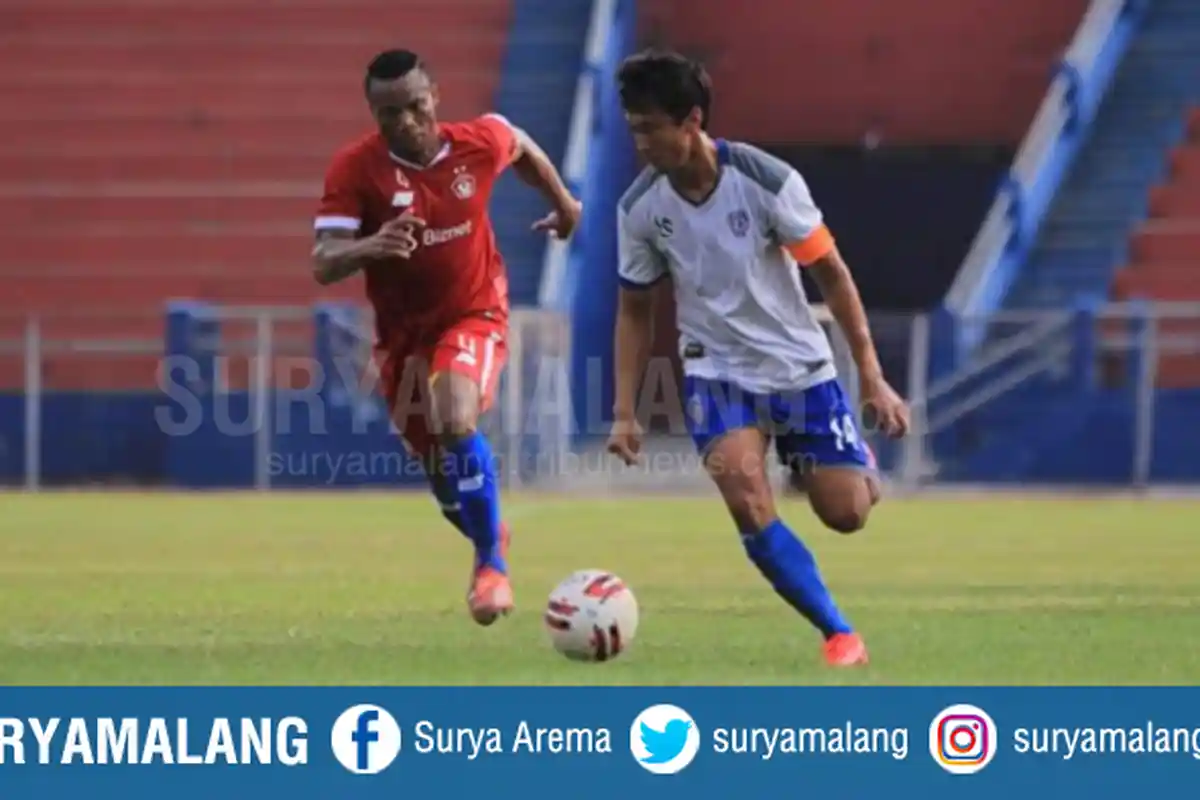 Hasil Skor Akhir Pertandingan Uji Coba Persik Kediri vs PSG Gresik Adalah 3-2, Menang Susah Payah