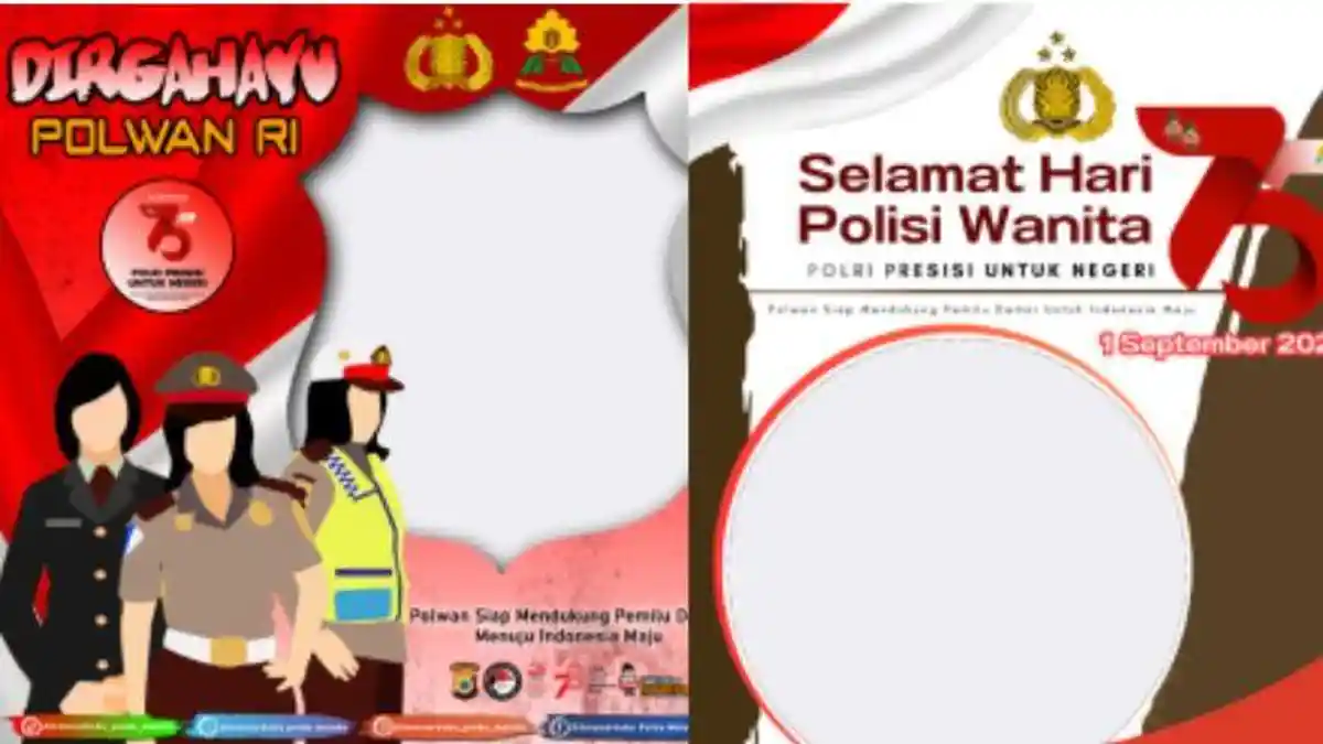 50 Link Twibbon Hari Polwan 1 September 2023 dan Cara Download