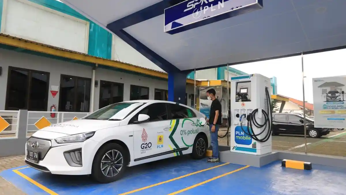 SPKLU PLN Jogja Jadi Tempat Nge-Charge Mobil Listrik Delegasi G20