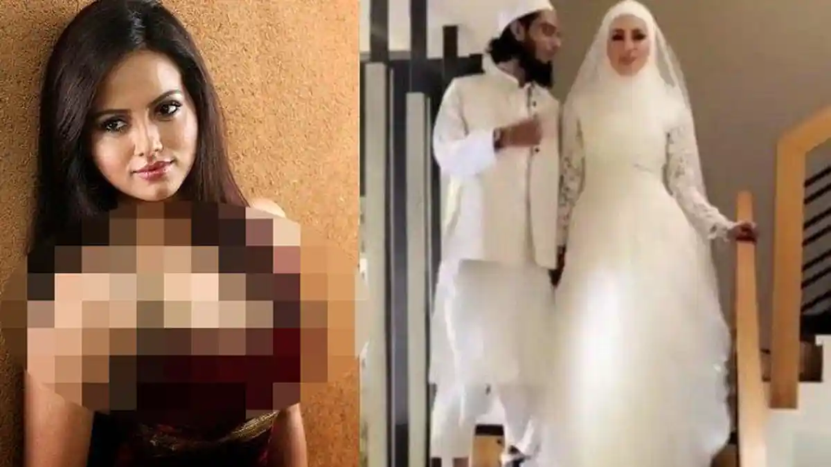Dulu Sering Tampil Glamor, Artis Bollywood Sana Khan Kini Hijrah dan Menikah dengan Ulama
