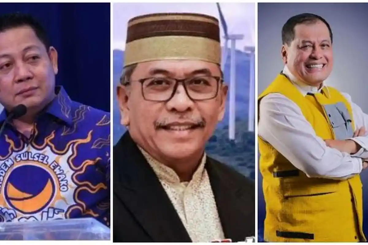 Survei Cagub Sulsel 2024, 3 Politisi Senior Bersaing, Ada Rusli Masse Hingga Ilham Arief Sirajuddin