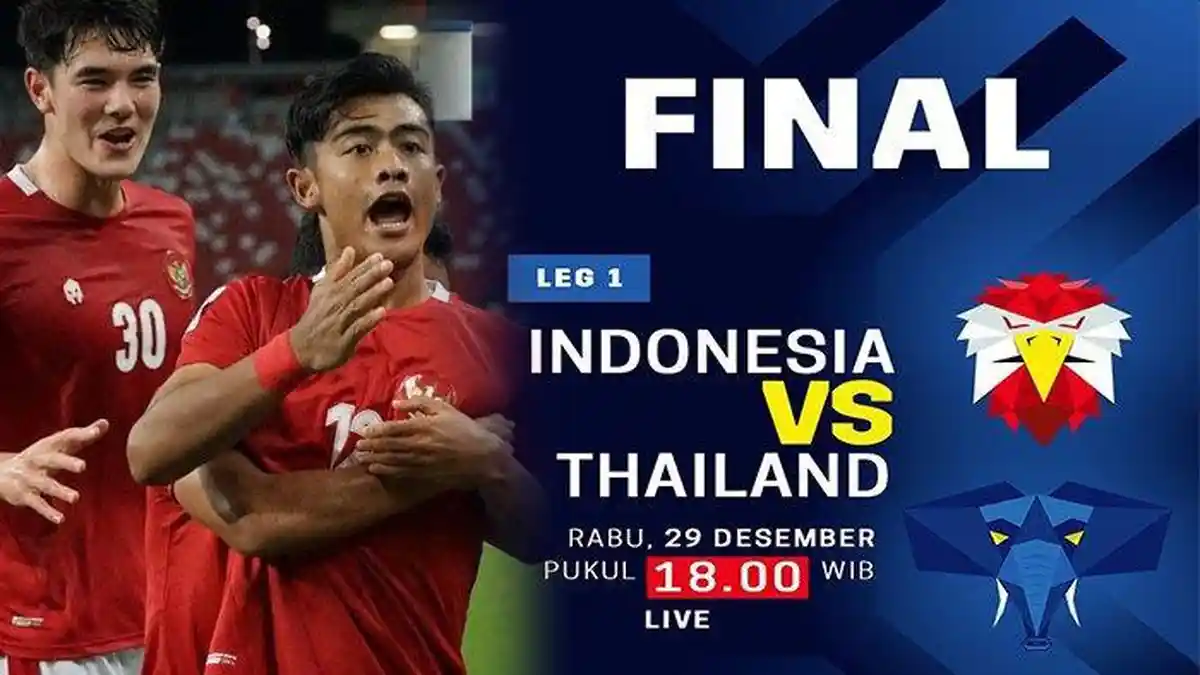 Jadwal Indonesia Vs Thailand Final Piala AFF 2020, Bertanding di National Stadium, Singapura