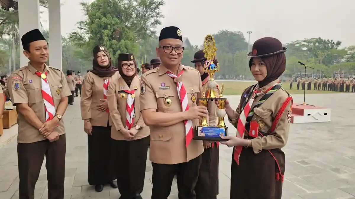 Pimpin Peringatan Hari Pramuka ke-65 Kwarcab Tabalong, H Fani Sampaikan ...