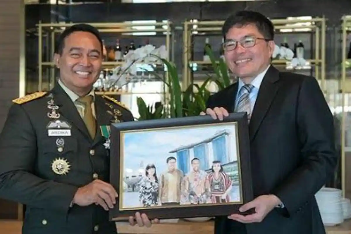SOSOK Melvyn Ong Panglima Singapura yang Sambut Hangat Jenderal Andika Perkasa, Anggap Teman Sejati