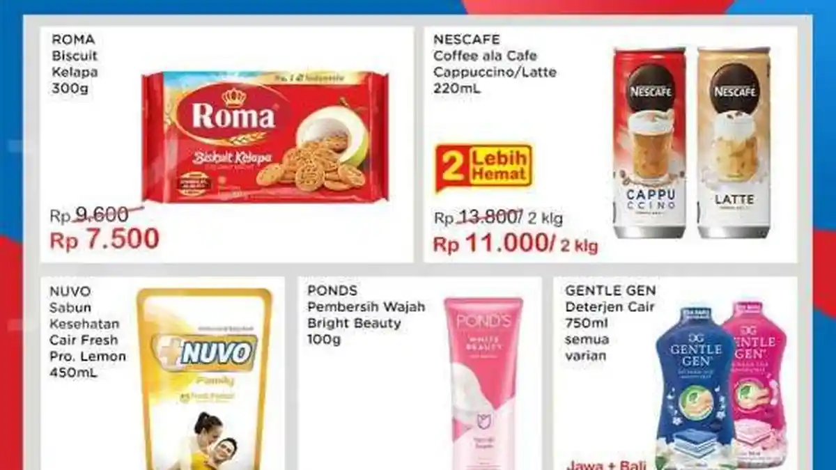 Promo Indomaret Harga Heboh 14 September 2021, Diskon Roma, Nuvo, Hingga Ponds