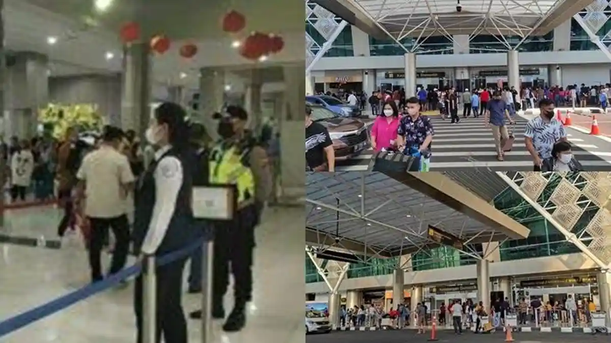 Pantas Saja Ada Patroli Polisi di Bandara Sam Ratulangi Manado Hari ini, Ternyata Ini Sebabnya