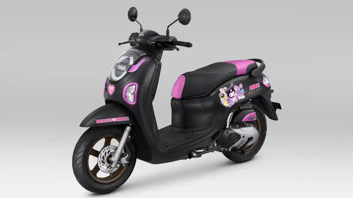 Edisi Terbatas, PT AHM Kolaborasi Unik Hadirkan Honda Scoopy Karakter Kuromi
