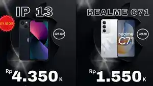Ilutrasi-potret-iPhone-13-dan-Realme-C71-yang-ada-di-PStore-Batam-dibandrol-mulai-Rp1-Jutaan.jpg