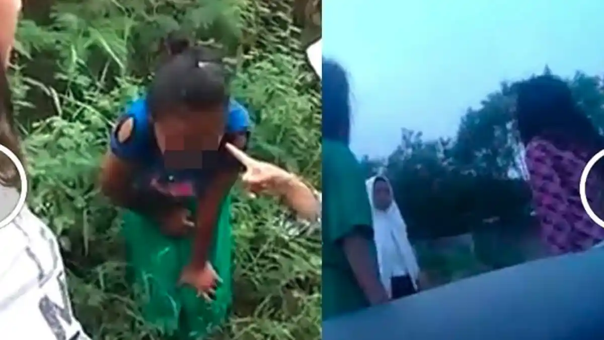 Para Siswi SMP Sidoarjo yang Terlibat Kekerasan dan Videonya Viral, Kena Skors