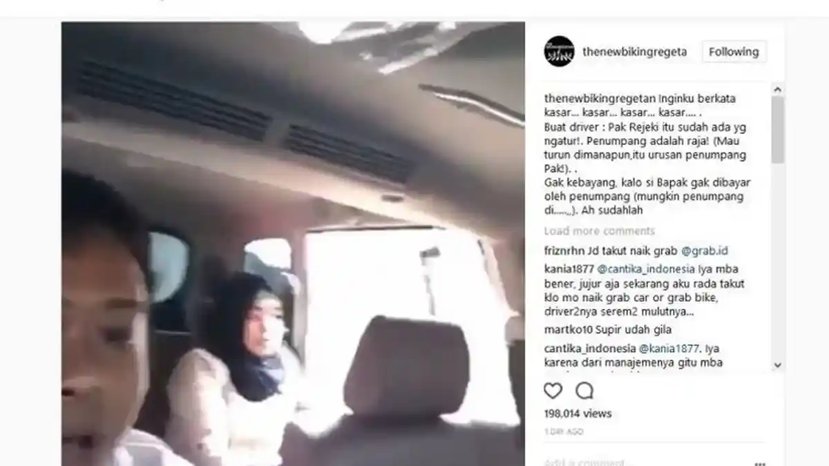 Viral! Penumpang Grab Ini Teriak Minta Tolong Lantaran Pengemudinya Tak Mau Berhenti