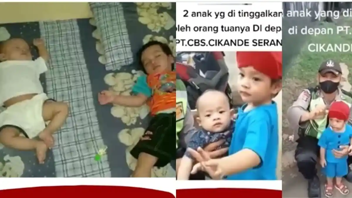 Heboh Dua Bocah 'Dibuang' Ibunya di Pinggir Jalan, Kondisinya Kini Sehat dan Ceria