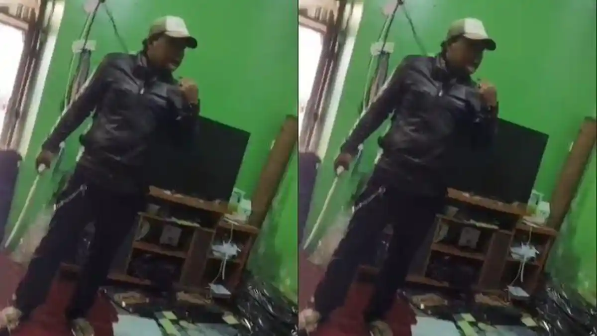 Viral Video Pria Minta THR di Soreang Bandung, Bawa Golok Marah-marah, Rusak Rumah