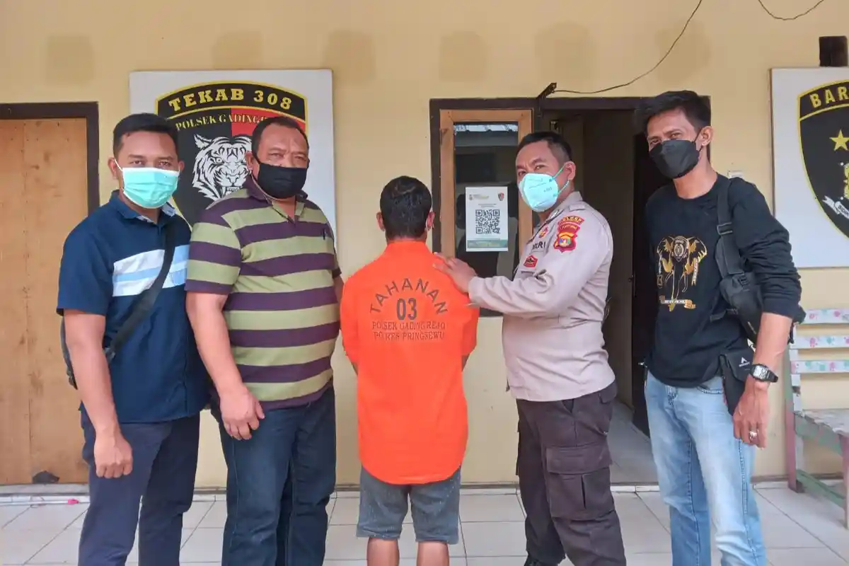 DPO Pencurian Tabung Gas di Pringsewu, Diburu dan Ditangkap Polisi di Pesisir Barat