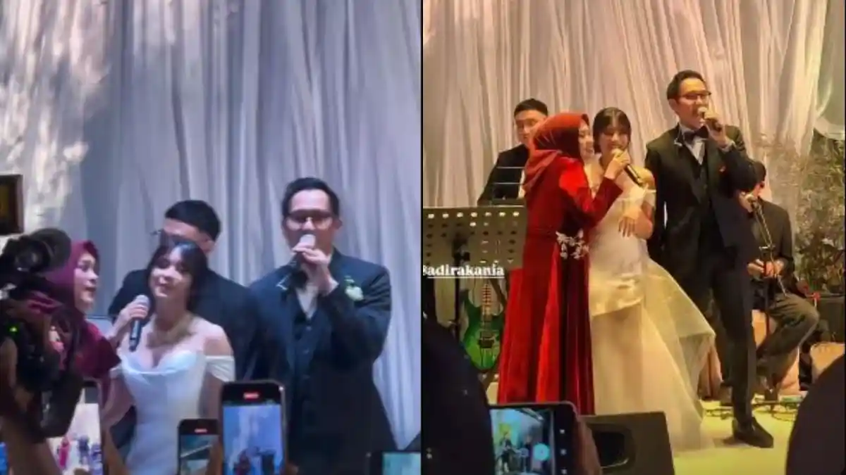 Momen Haru Aldi Bragi dan Ikke Nurjanah 'Bersama' di Nikahan Anak, Ngaku Grogi saat Bersanding