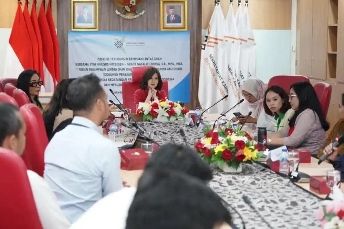 Sambut Kedatangan Paus Fransiskus, SKP Grace Natalie Gelar Dialog dengan Perempuan Lintas Iman